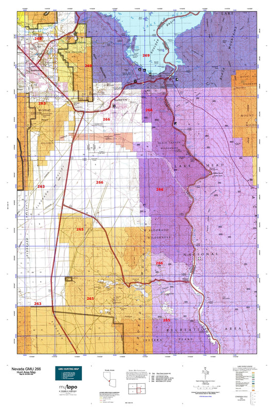 Nevada GMU 266 Map Image