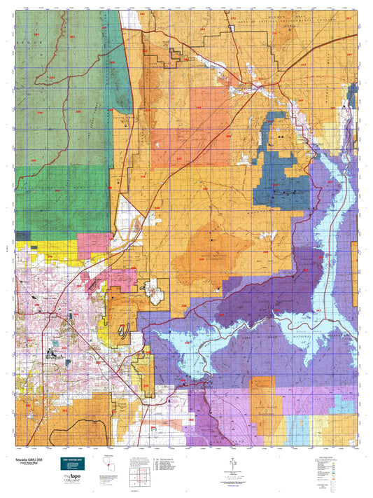 Nevada GMU 268 Map Image