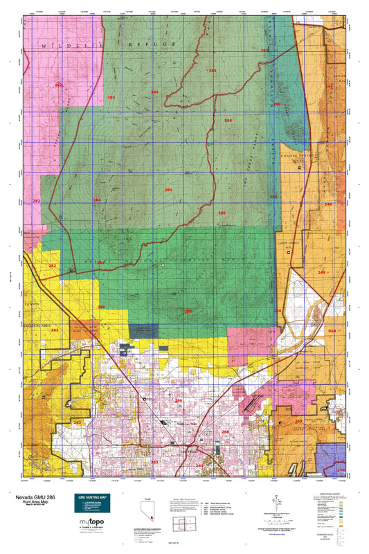 Nevada GMU 286 Map Image