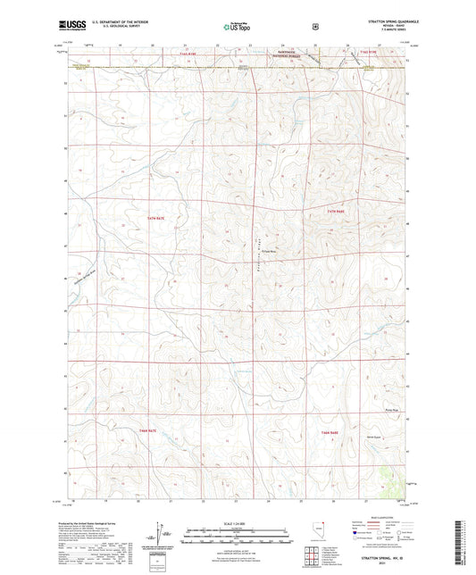 Stratton Spring Nevada US Topo Map Image