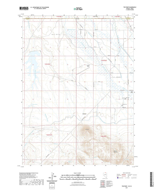 The Point Nevada US Topo Map Image