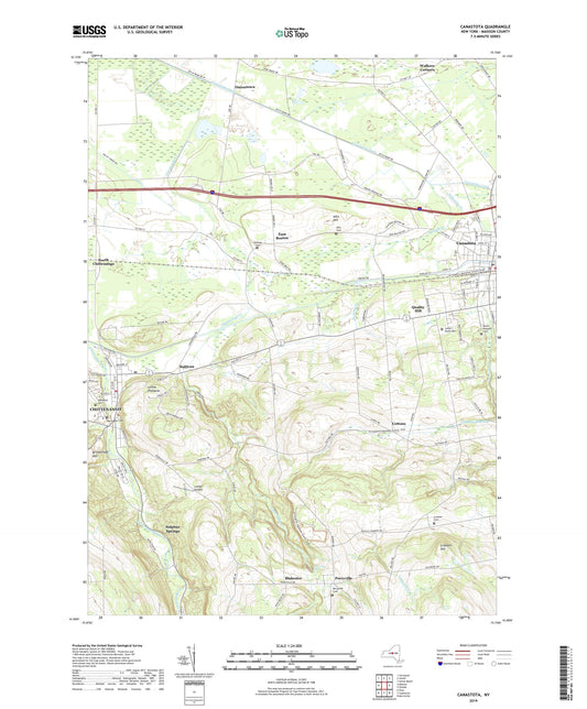 Canastota New York US Topo Map Image