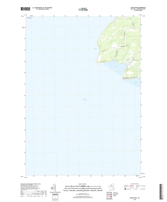 Stony Point New York US Topo Map Image