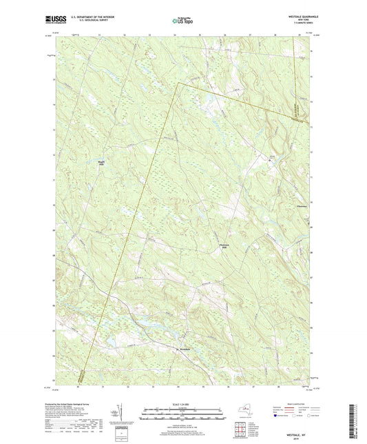 Westdale New York US Topo Map Image