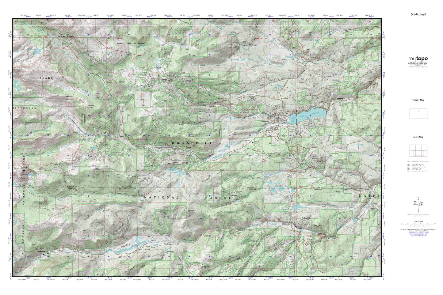 Nederland MyTopo Explorer Series Map Image