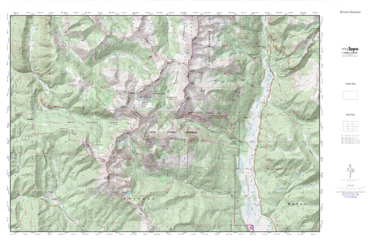 Never Summer Wilderness MyTopo Explorer Series Map Image
