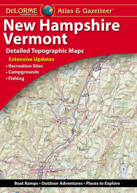 DeLorme Atlas and Gazetteer New Hampshire and Vermont