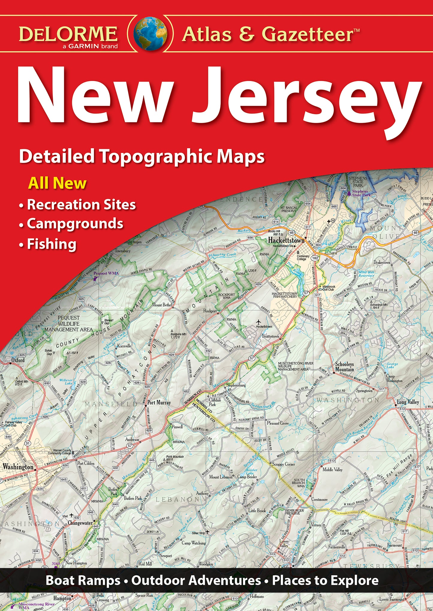 DeLorme Atlas and Gazetteer New Jersey