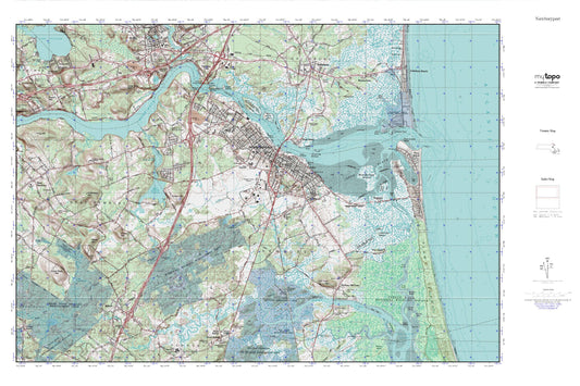 Newburyport MyTopo Explorer Series Map Image