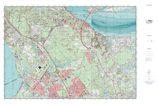 Newport News Park MyTopo Explorer Series Map Image
