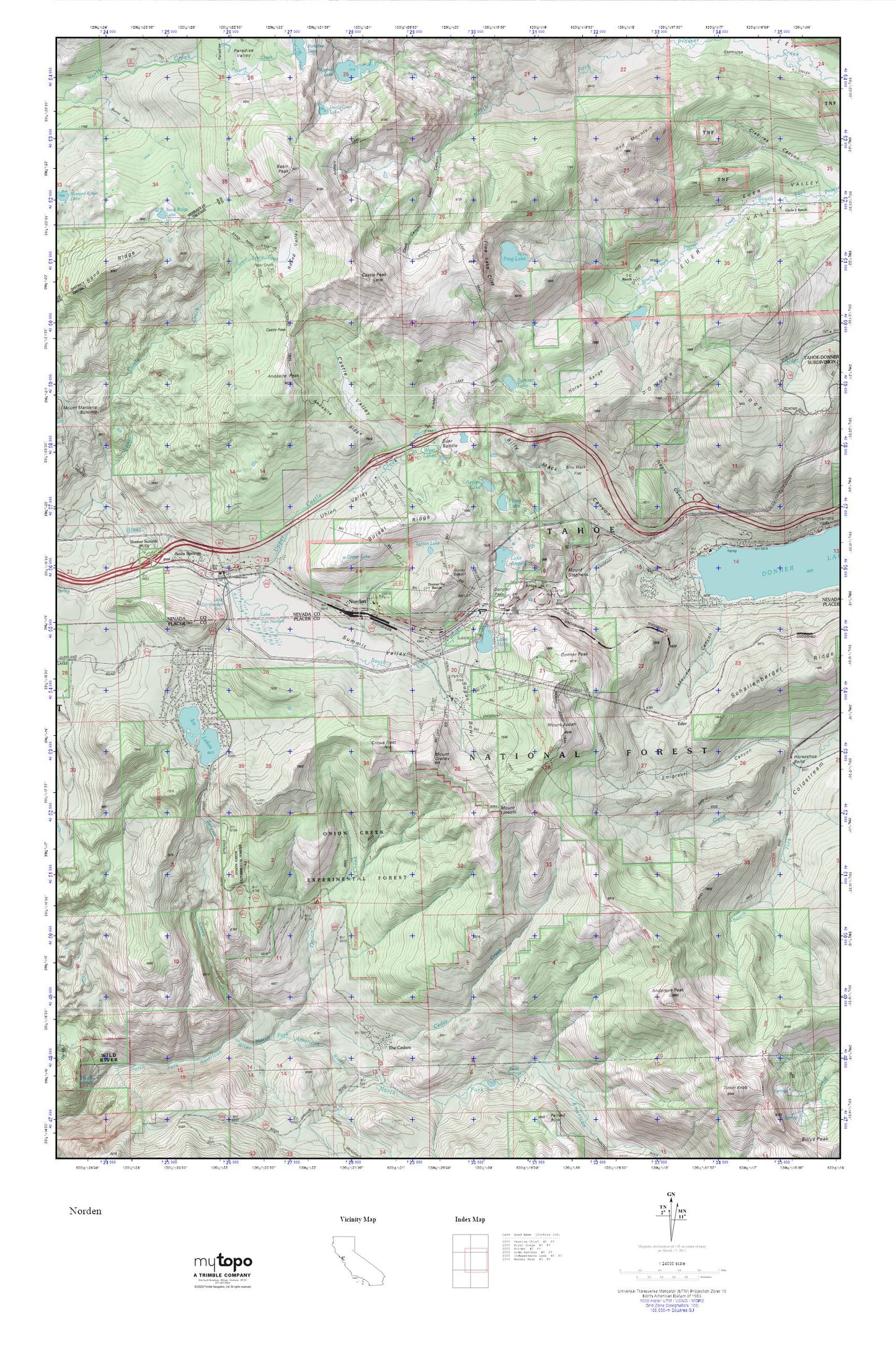 Norden MyTopo Explorer Series Map Image