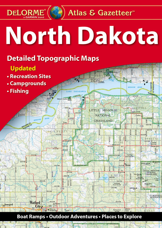 DeLorme Atlas and Gazetteer North Dakota