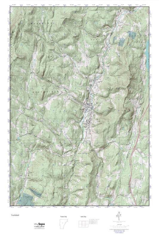 Northfield MyTopo Explorer Series Map Image