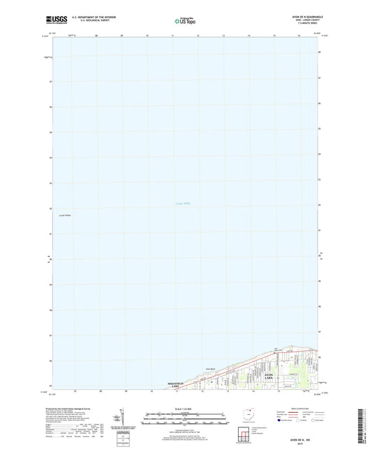 Avon OE N Ohio US Topo Map Image