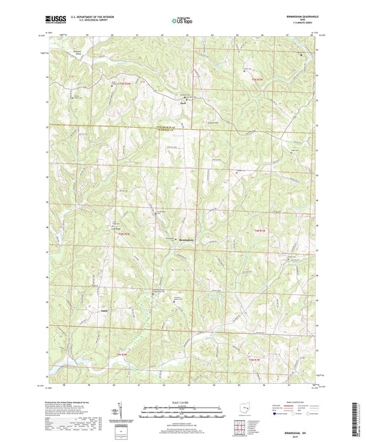 Birmingham Ohio US Topo Map Image