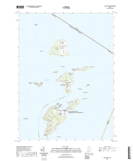 Put-in-Bay Ohio US Topo Map Image