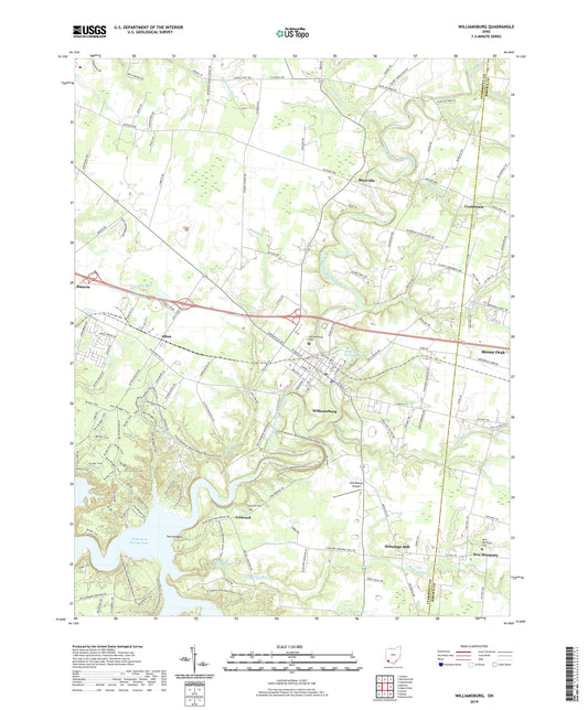 Williamsburg Ohio US Topo Map Image