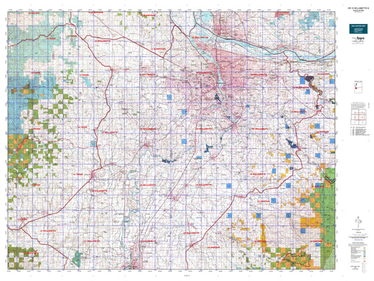 Oregon 15 Willamette N Map Image