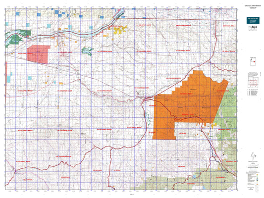 Oregon 44 Columbia Basin E Map Image