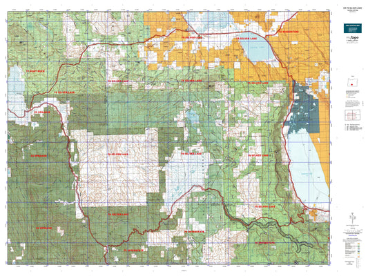 Oregon 76 Silver Lake Map Image