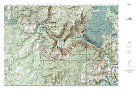 Ohiopyle MyTopo Explorer Series Map Image