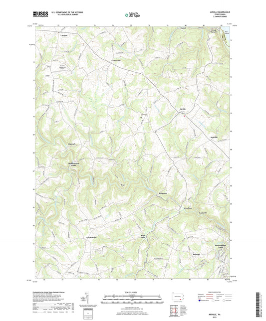 Airville Pennsylvania US Topo Map Image