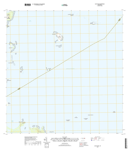 Cayo Icacos Puerto Rico US Topo Map Image