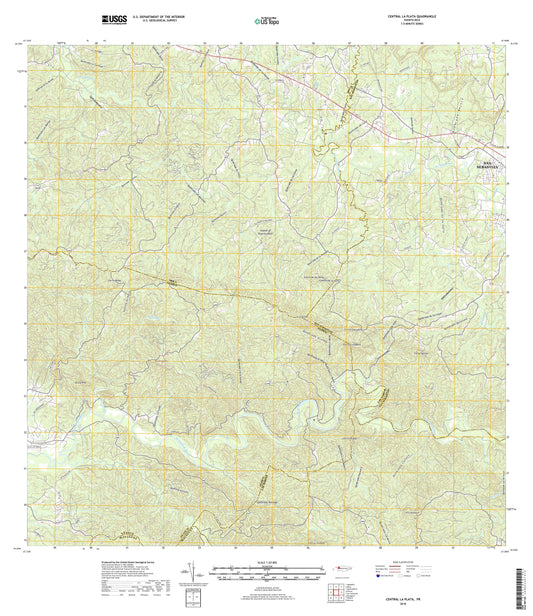 Central La Plata Puerto Rico US Topo Map Image