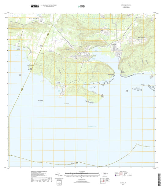 Guanica Puerto Rico US Topo Map Image