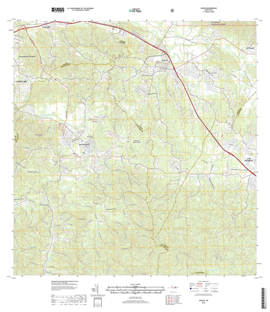 Juncos Puerto Rico US Topo Map Image