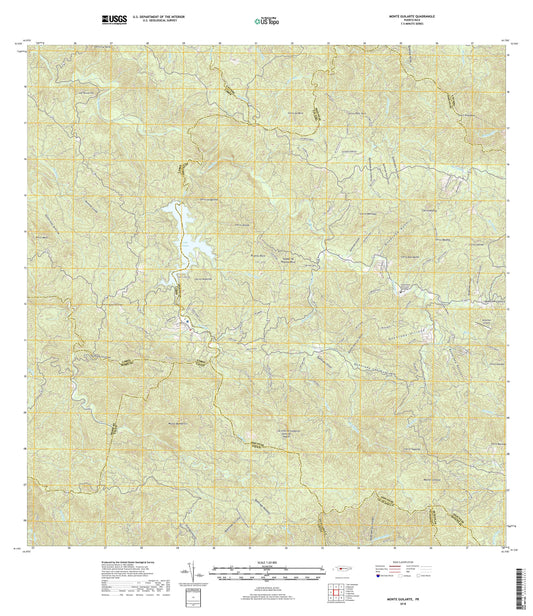 Monte Guilarte Puerto Rico US Topo Map Image