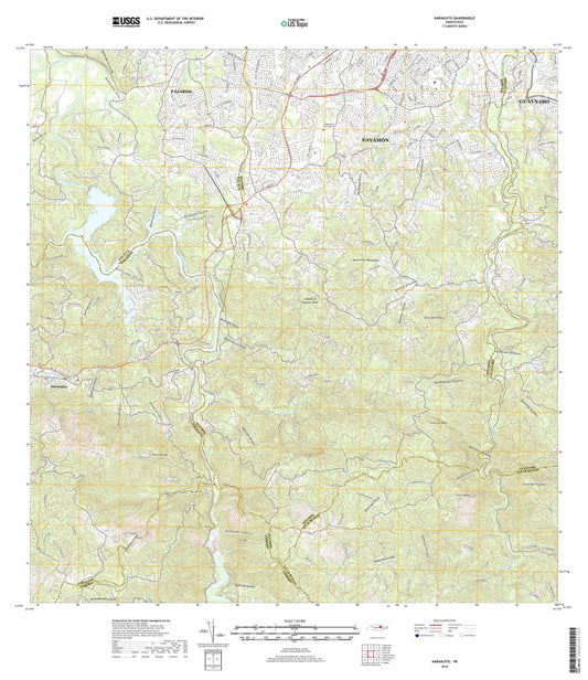 Naranjito Puerto Rico US Topo Map Image