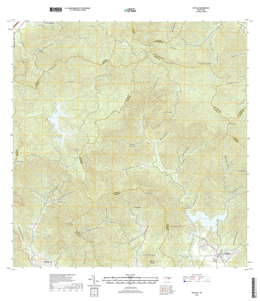 Patillas Puerto Rico US Topo Map Image