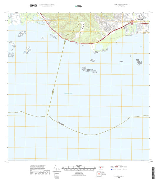 Punta Cucharas Puerto Rico US Topo Map Image