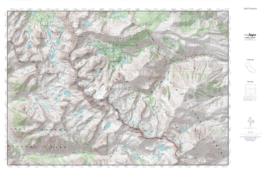 Palisades MyTopo Explorer Series Map Image