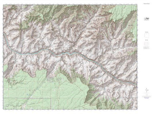 Phantom Ranch MyTopo Explorer Series Map Image
