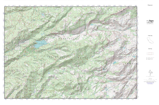 Pinecrest MyTopo Explorer Series Map Image