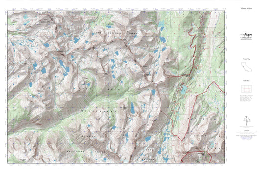 Pioneer Basin MyTopo Explorer Series Map Image
