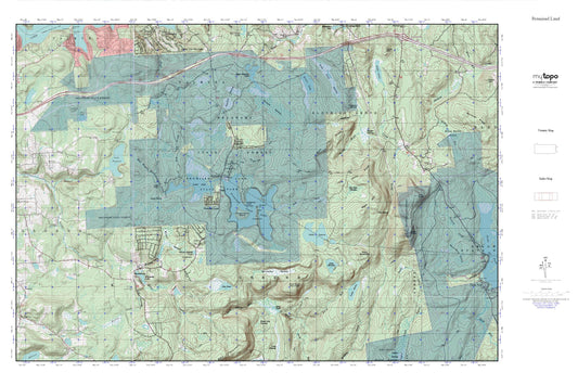 Promised Land MyTopo Explorer Series Map Image