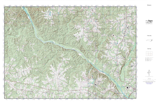 Raven Rock State Park MyTopo Explorer Series Map Image