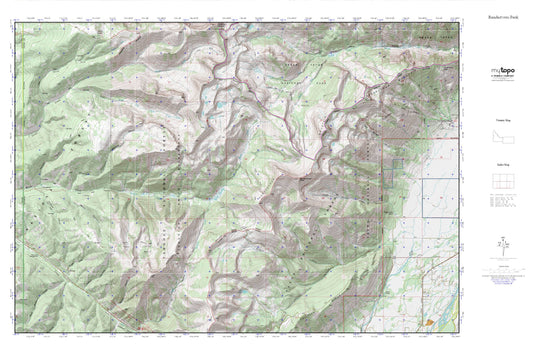 Rendezvous Peak MyTopo Explorer Series Map Image