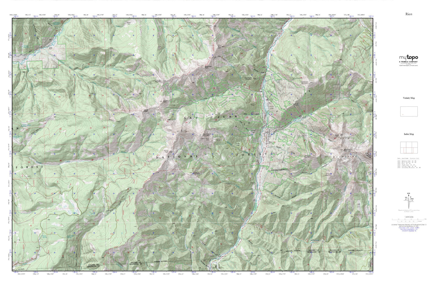 Rico MyTopo Explorer Series Map Image