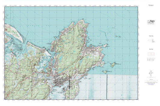 Rockport MyTopo Explorer Series Map Image