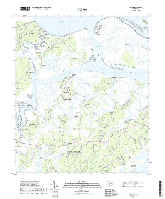 Frogmore South Carolina US Topo Map Image