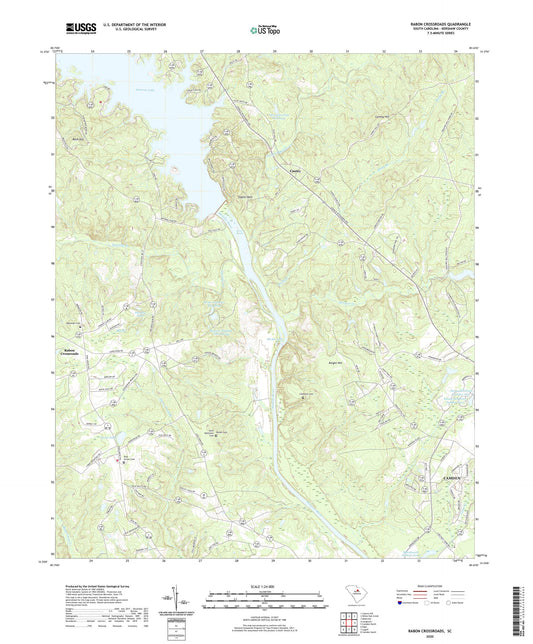 Rabon Crossroads South Carolina US Topo Map Image