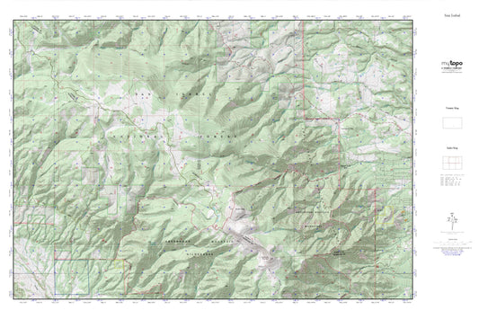 San Isabel MyTopo Explorer Series Map Image