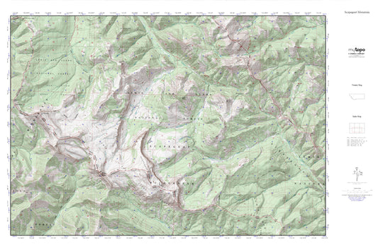 Scapegoat Mountain MyTopo Explorer Series Map Image