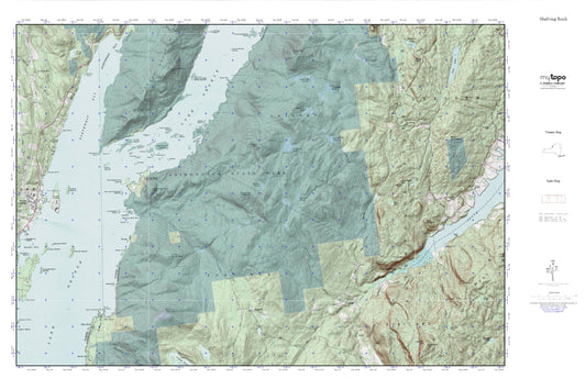 Shelving Rock MyTopo Explorer Series Map Image