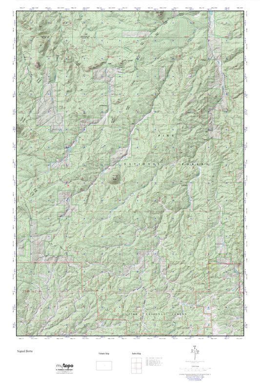 Signal Butte MyTopo Explorer Series Map Image