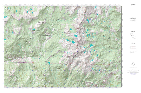 Sing Peak MyTopo Explorer Series Map Image